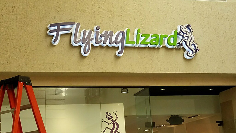 Flying Lizard Channel Letters